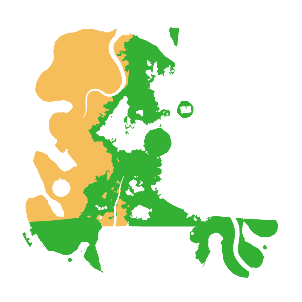 Biome Rust Map: Procedural Map, Size: 3000, Seed: 1911