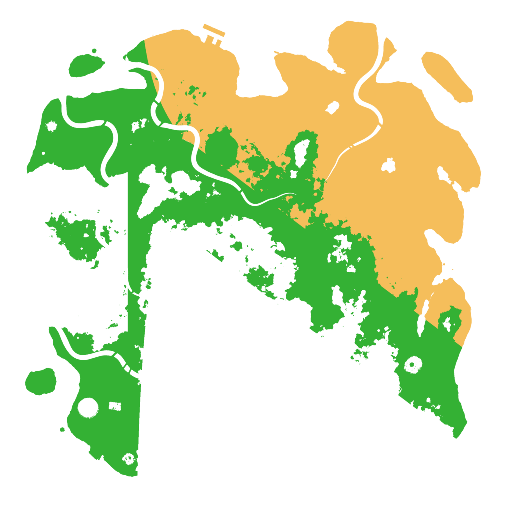 Biome Rust Map: Procedural Map, Size: 4500, Seed: 1108342948