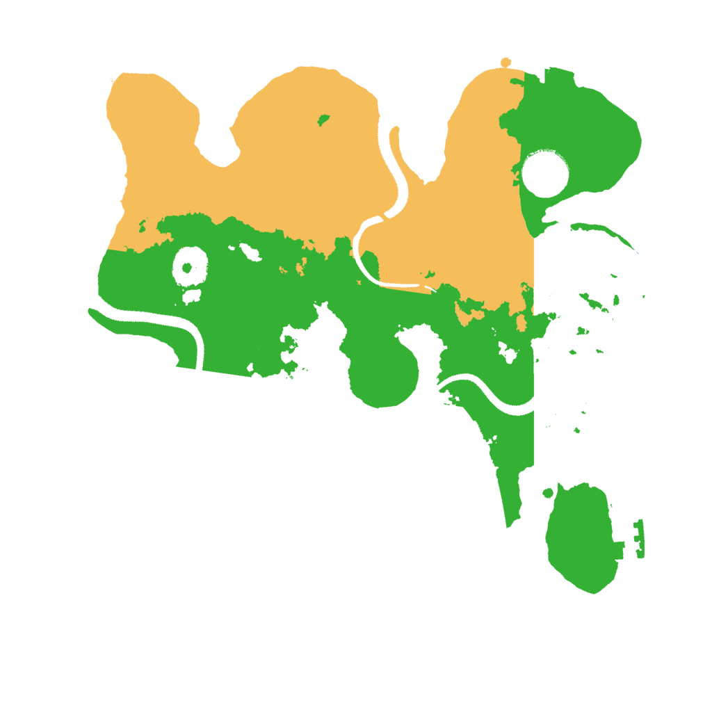 Biome Rust Map: Procedural Map, Size: 2800, Seed: 67766444