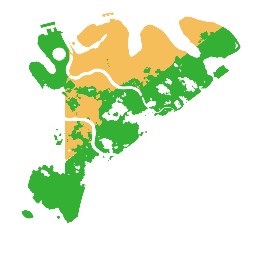 Biome Rust Map: Procedural Map, Size: 3500, Seed: 655169