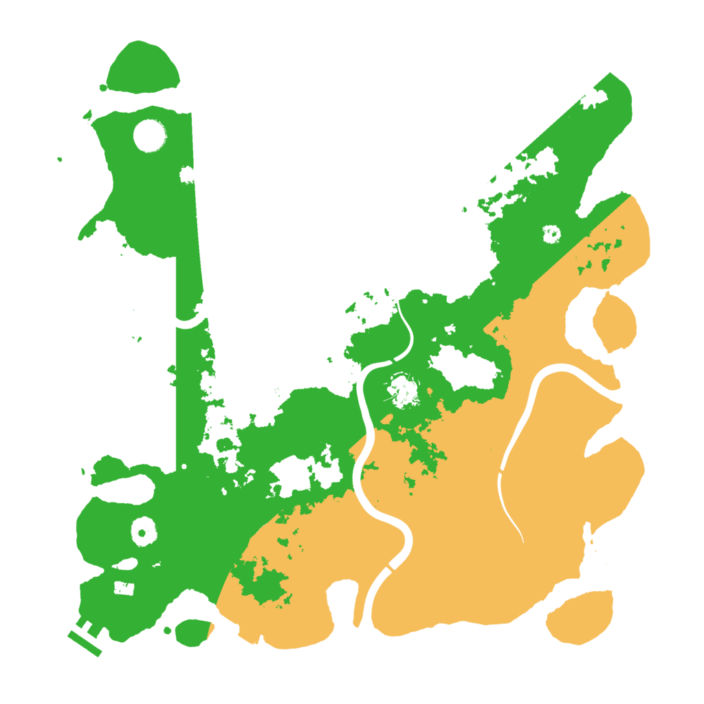 Biome Rust Map: Procedural Map, Size: 3800, Seed: 962382