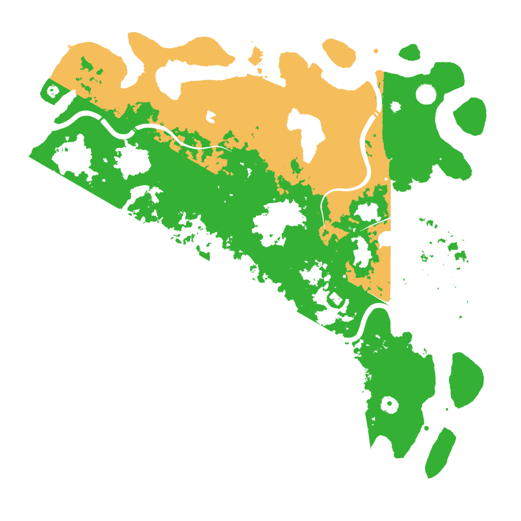 Biome Rust Map: Procedural Map, Size: 4500, Seed: 1211470913