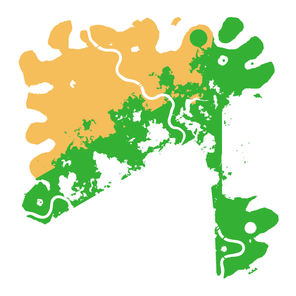 Biome Rust Map: Procedural Map, Size: 4500, Seed: 1492744