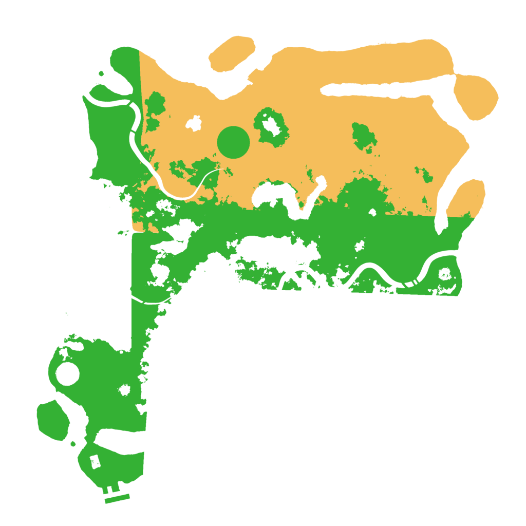 Biome Rust Map: Procedural Map, Size: 4250, Seed: 497836186