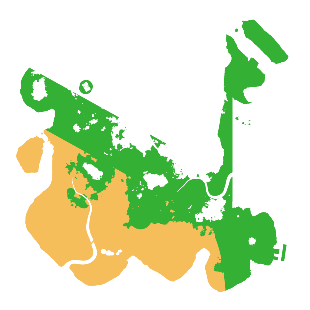 Biome Rust Map: Procedural Map, Size: 3750, Seed: 632966402