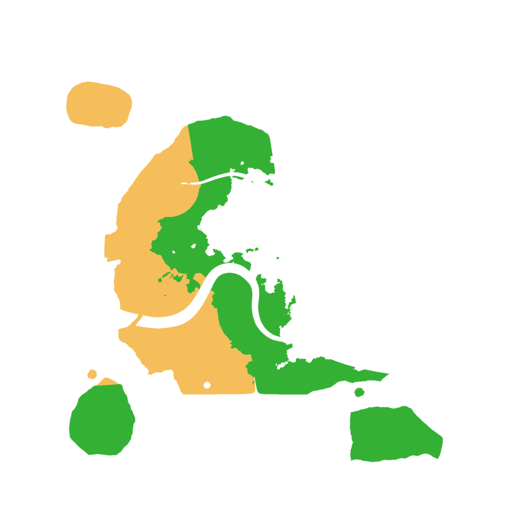 Biome Rust Map: Procedural Map, Size: 2250, Seed: 6942067