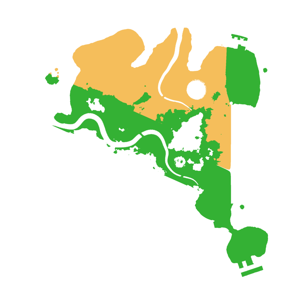 Biome Rust Map: Procedural Map, Size: 2800, Seed: 362226513