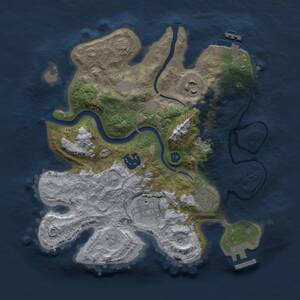 Thumbnail Rust Map: Procedural Map, Size: 2800, Seed: 362226513, 11 Monuments