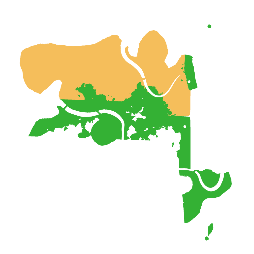 Biome Rust Map: Procedural Map, Size: 2700, Seed: 454545