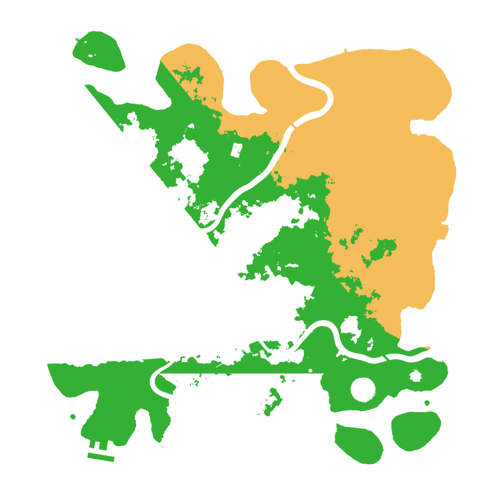 Biome Rust Map: Procedural Map, Size: 3750, Seed: 1288742720