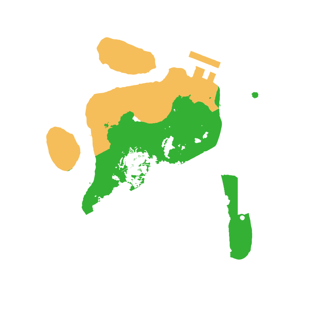 Biome Rust Map: Procedural Map, Size: 2000, Seed: 958442