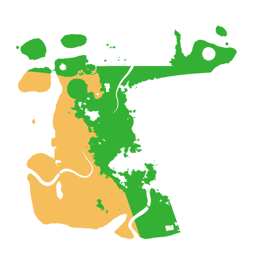 Biome Rust Map: Procedural Map, Size: 3525, Seed: 5570