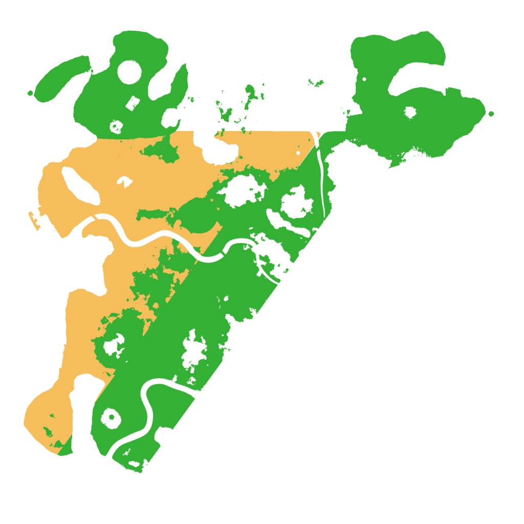 Biome Rust Map: Procedural Map, Size: 4000, Seed: 81435
