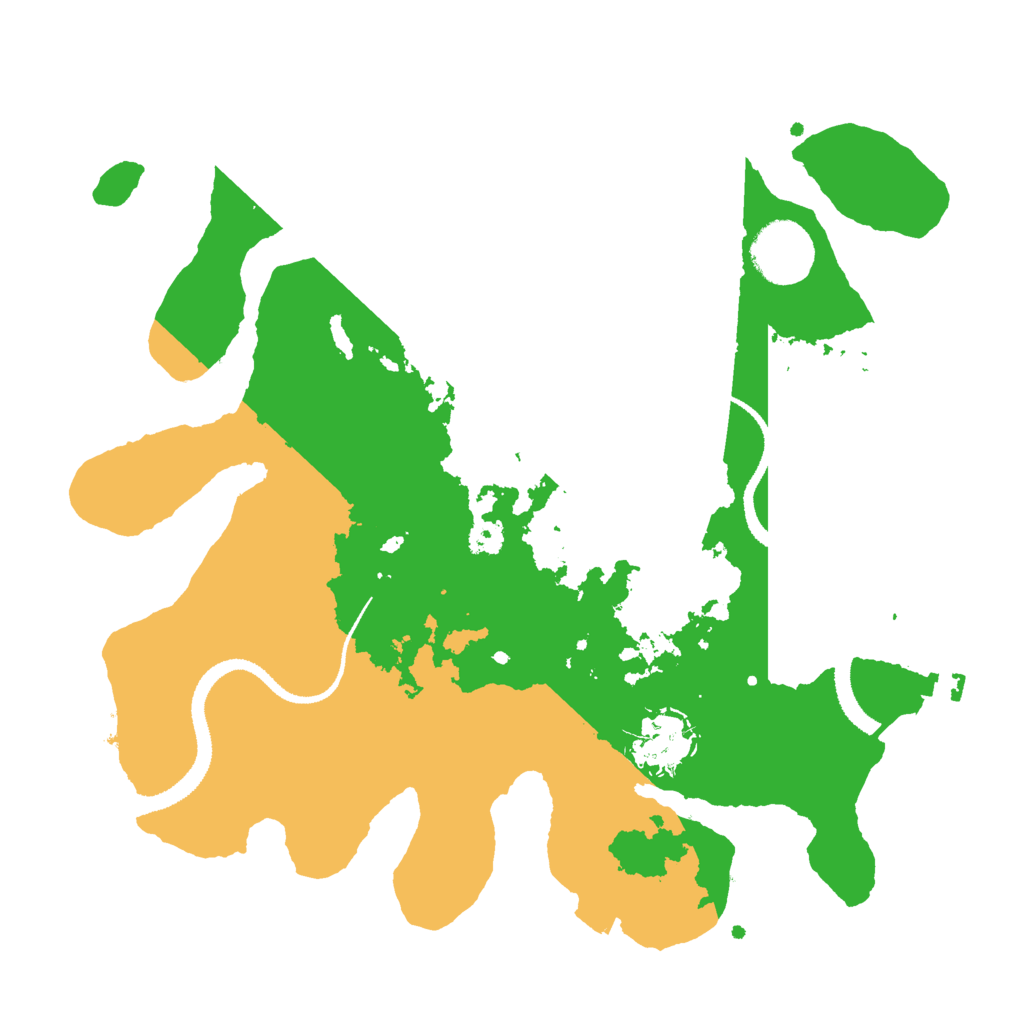 Biome Rust Map: Procedural Map, Size: 3000, Seed: 5571