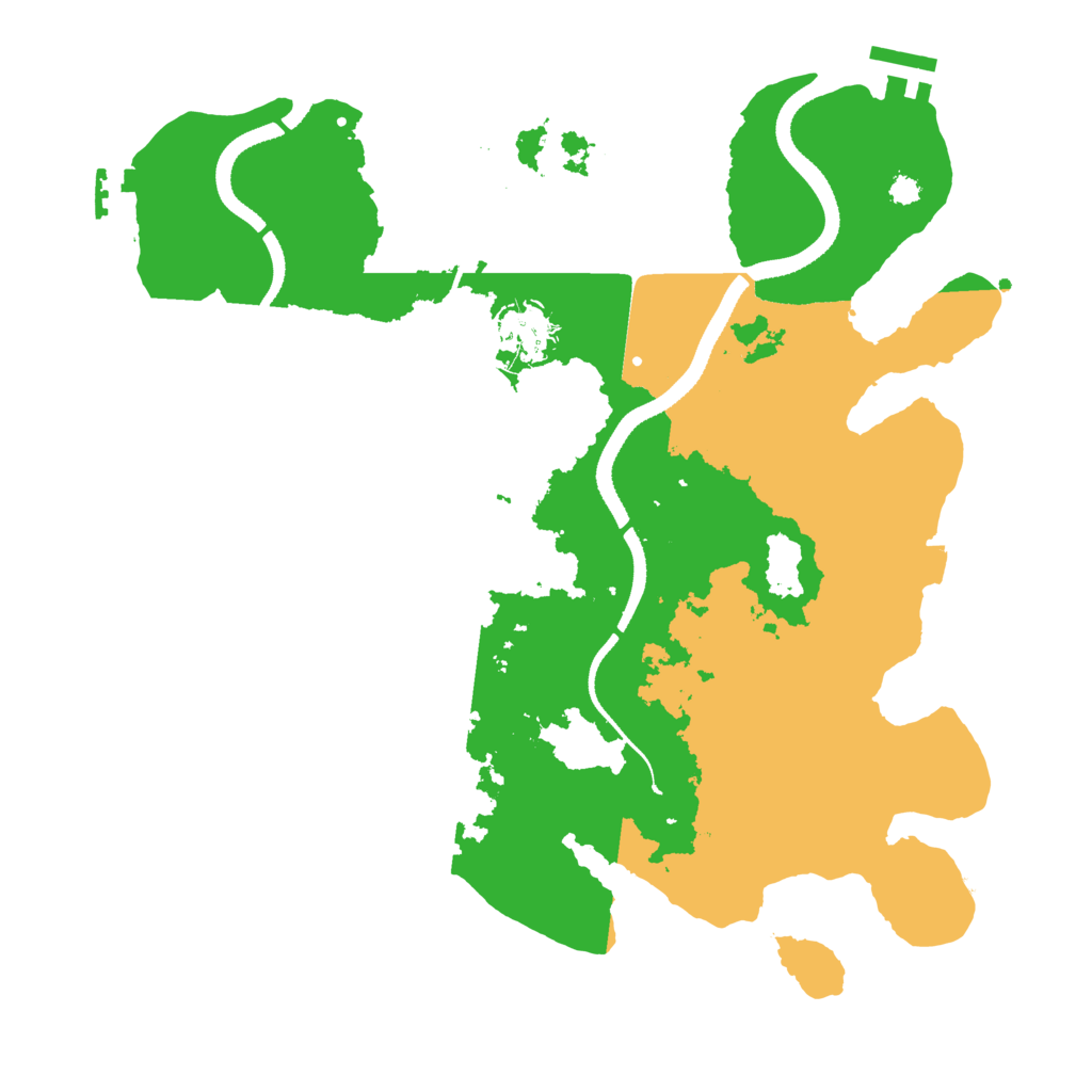 Biome Rust Map: Procedural Map, Size: 3300, Seed: 19365460