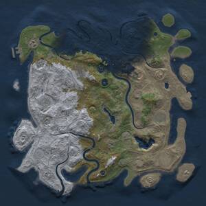 Thumbnail Rust Map: Procedural Map, Size: 4250, Seed: 1773738715, 15 Monuments