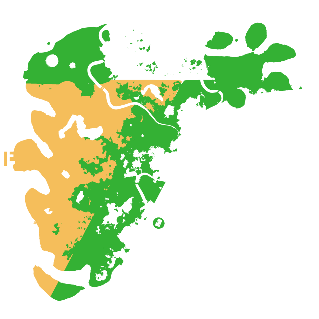 Biome Rust Map: Procedural Map, Size: 4500, Seed: 579584240