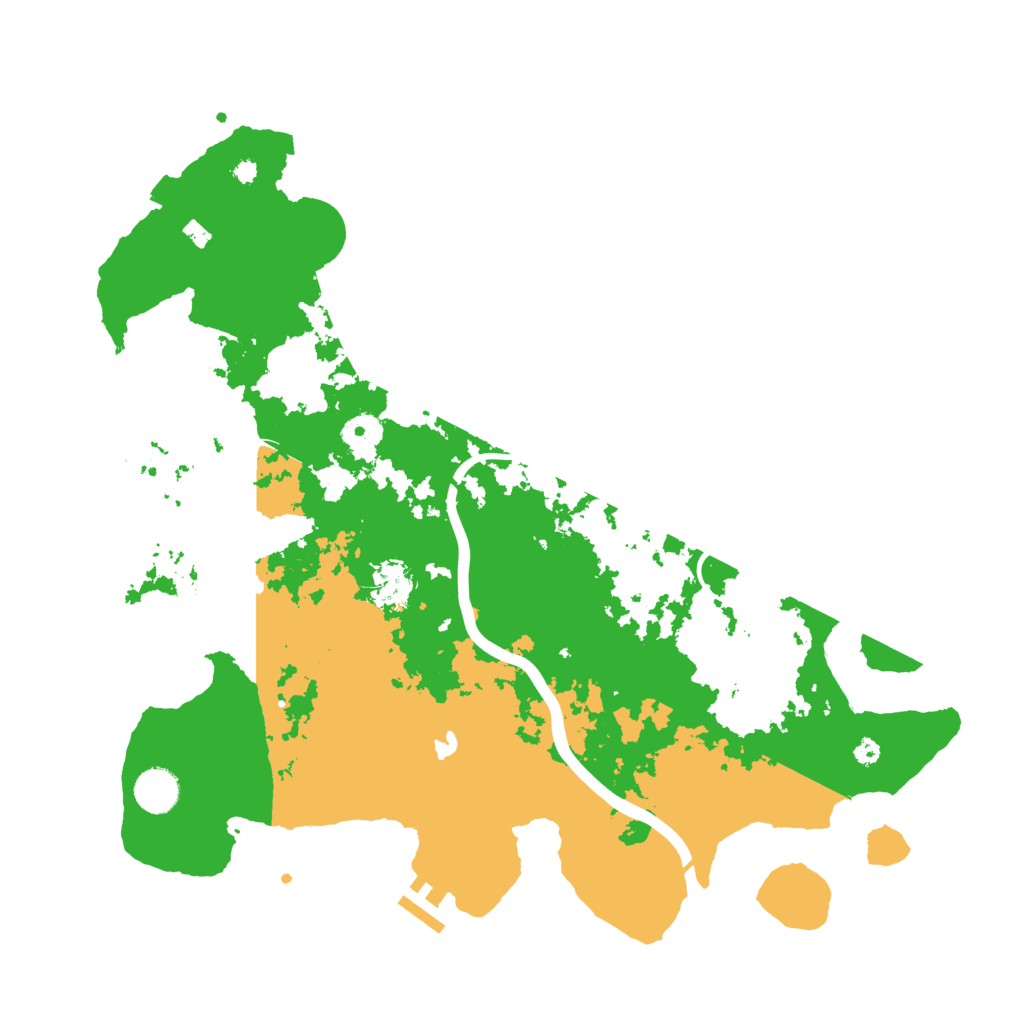 Biome Rust Map: Procedural Map, Size: 4000, Seed: 19810506