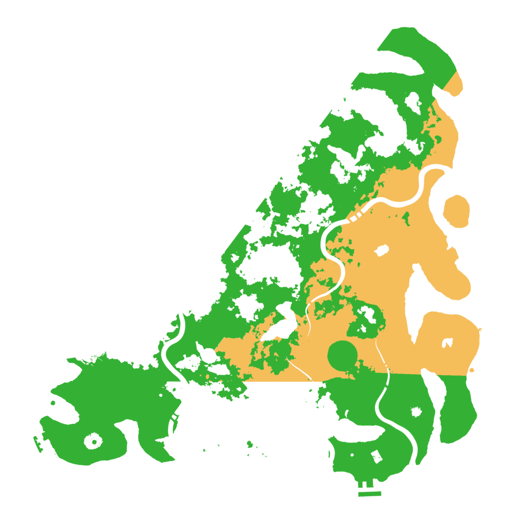 Biome Rust Map: Procedural Map, Size: 4500, Seed: 75963
