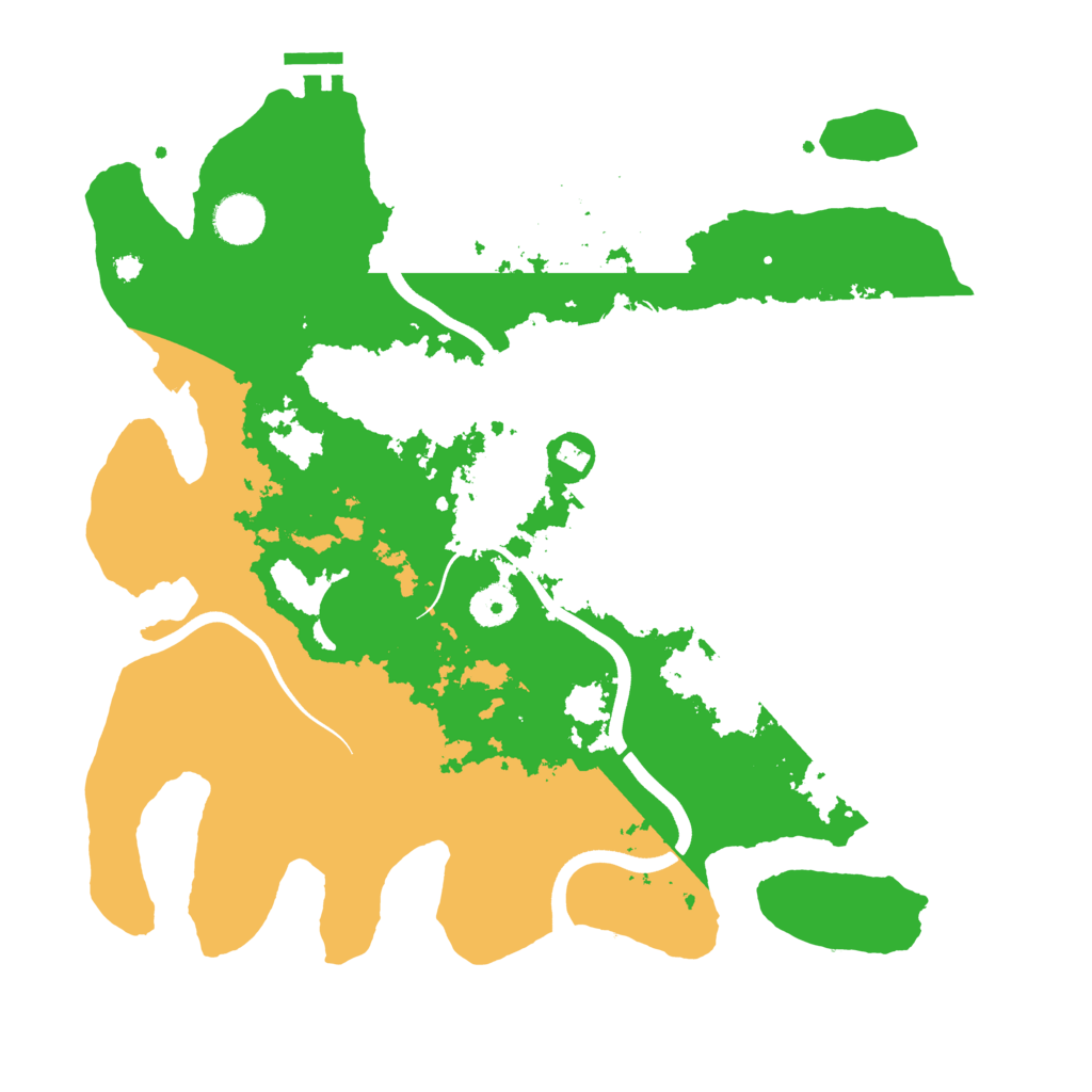 Biome Rust Map: Procedural Map, Size: 3750, Seed: 761360642