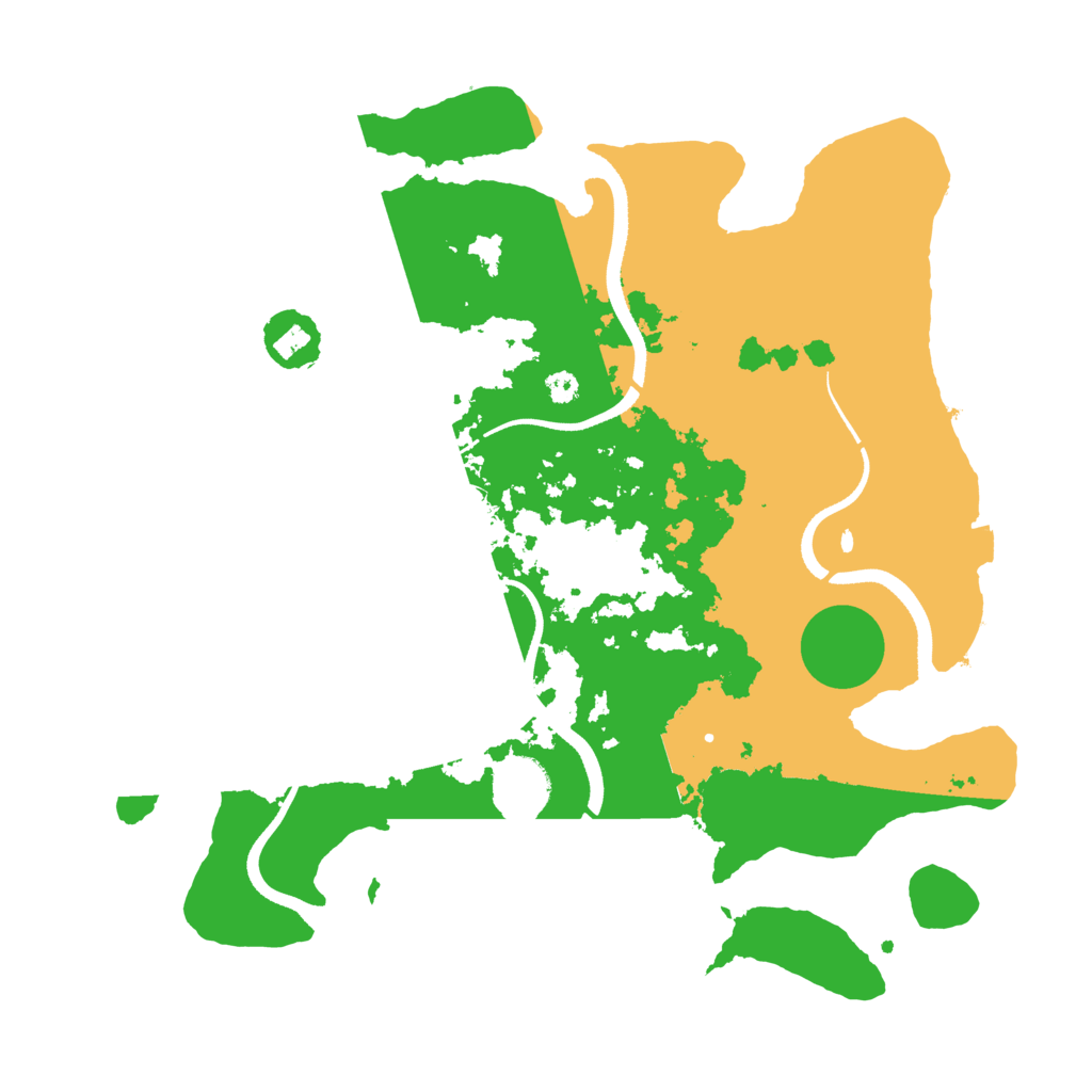 Biome Rust Map: Procedural Map, Size: 3450, Seed: 1072571