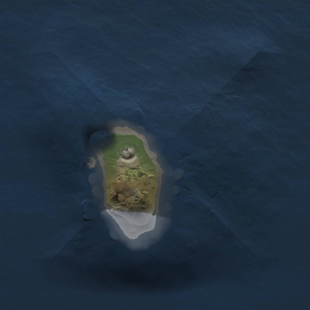 Rust Map: Procedural Map, Size: 1000, Seed: 542594353, 1 Monuments