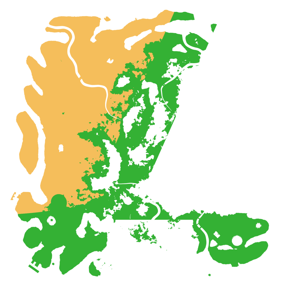 Biome Rust Map: Procedural Map, Size: 5000, Seed: 927763381