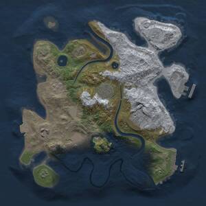 Thumbnail Rust Map: Procedural Map, Size: 2900, Seed: 3655017, 11 Monuments