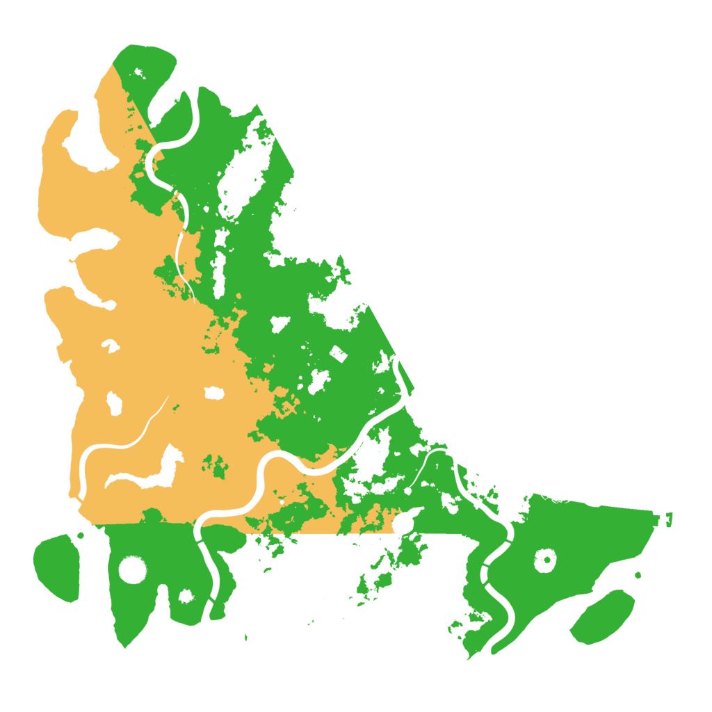 Biome Rust Map: Procedural Map, Size: 4500, Seed: 271506157