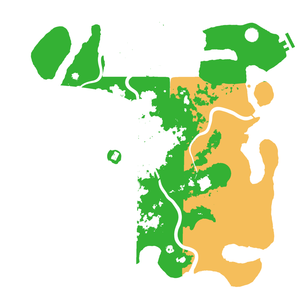 Biome Rust Map: Procedural Map, Size: 3900, Seed: 1278492160