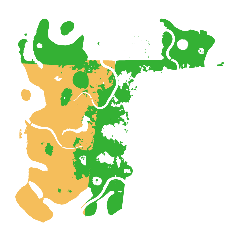 Biome Rust Map: Procedural Map, Size: 4000, Seed: 9879