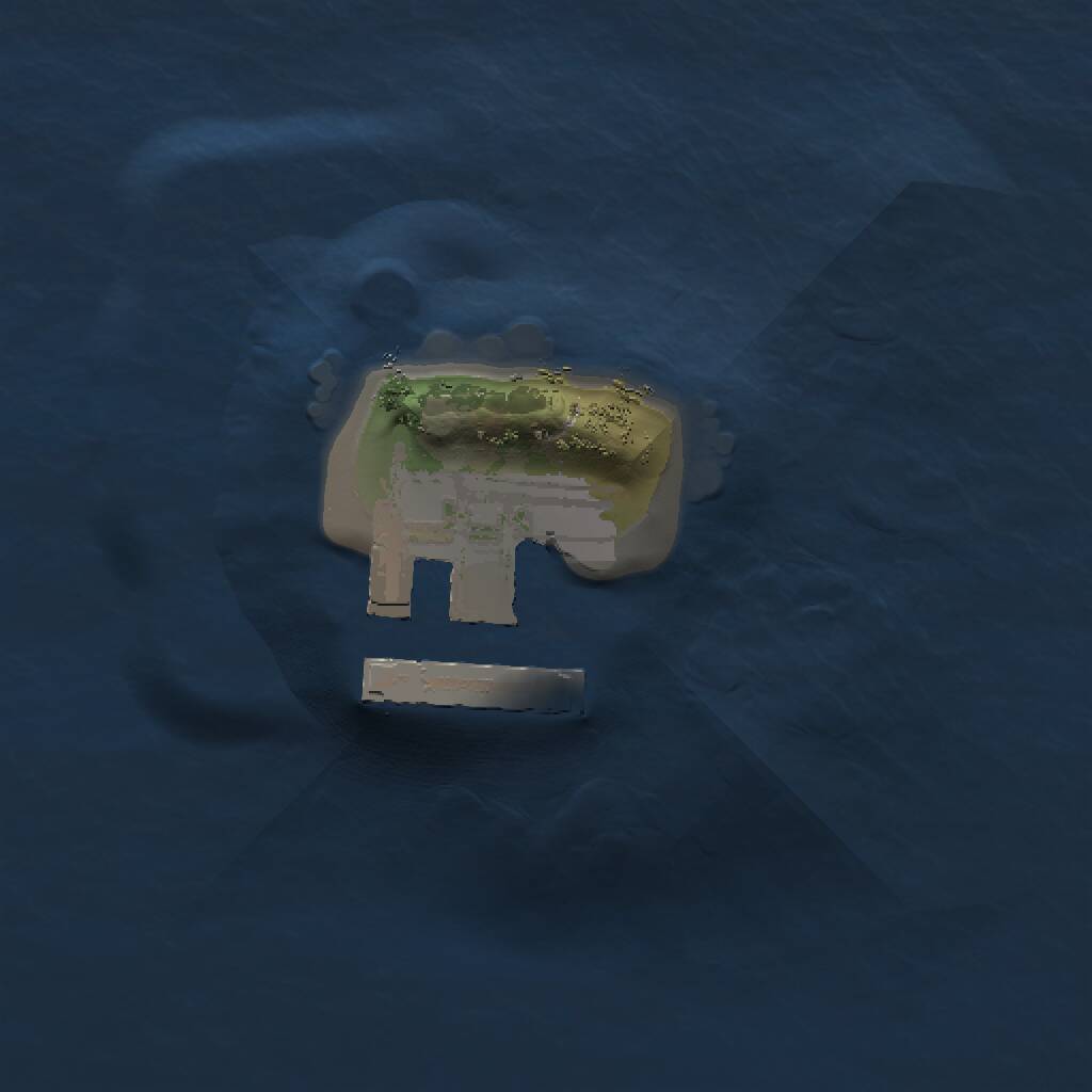 Rust Map: Procedural Map, Size: 1000, Seed: 647406430, 2 Monuments