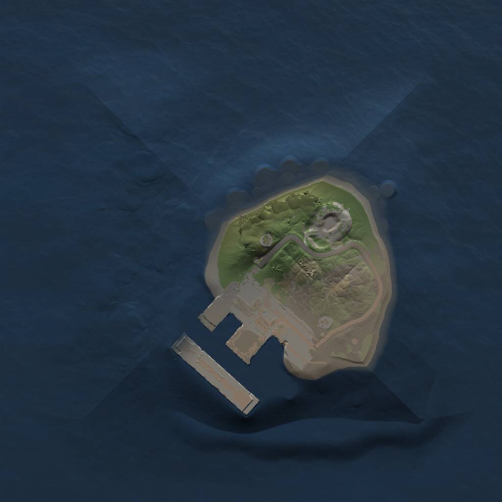 Rust Map: Procedural Map, Size: 1000, Seed: 895024743, 2 Monuments