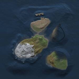 Thumbnail Rust Map: Procedural Map, Size: 1500, Seed: 282928016, 2 Monuments