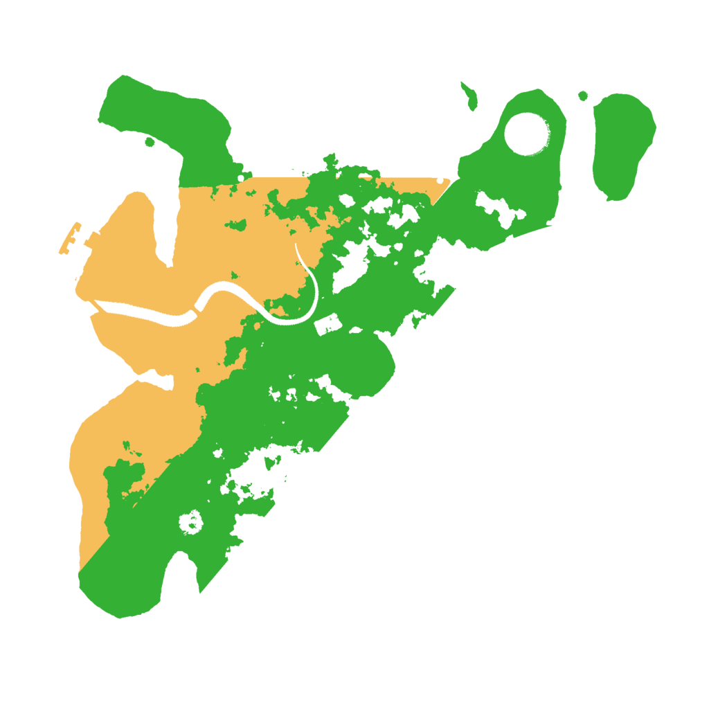 Biome Rust Map: Procedural Map, Size: 3000, Seed: 2025102715