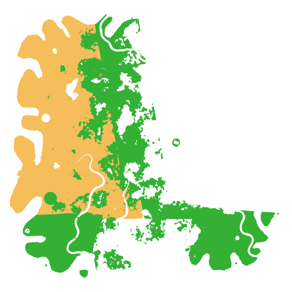Biome Rust Map: Procedural Map, Size: 6000, Seed: 1159823172