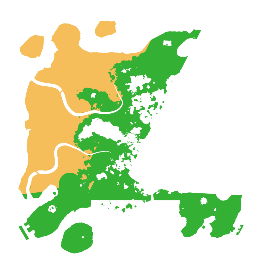 Biome Rust Map: Procedural Map, Size: 3500, Seed: 722839366