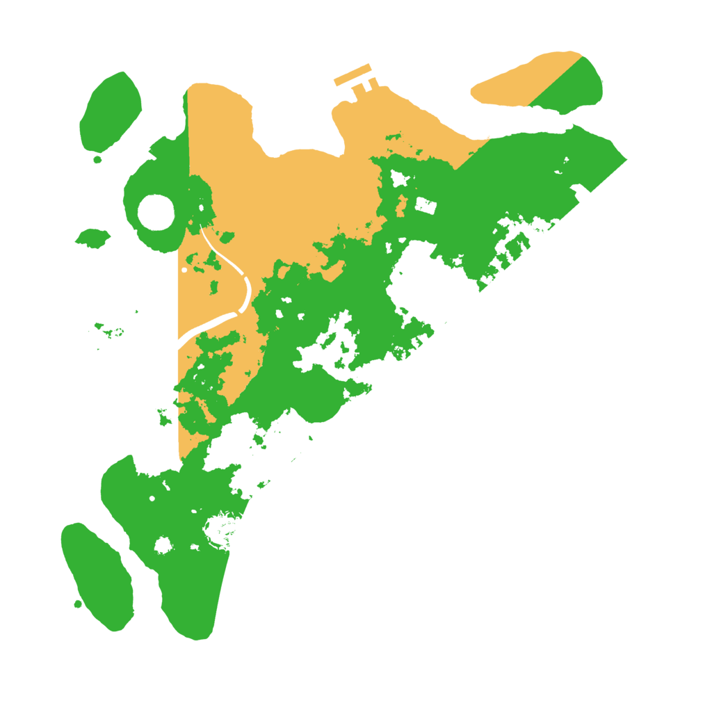 Biome Rust Map: Procedural Map, Size: 3700, Seed: 14021989