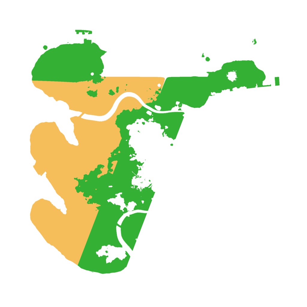 Biome Rust Map: Procedural Map, Size: 2800, Seed: 1175638693