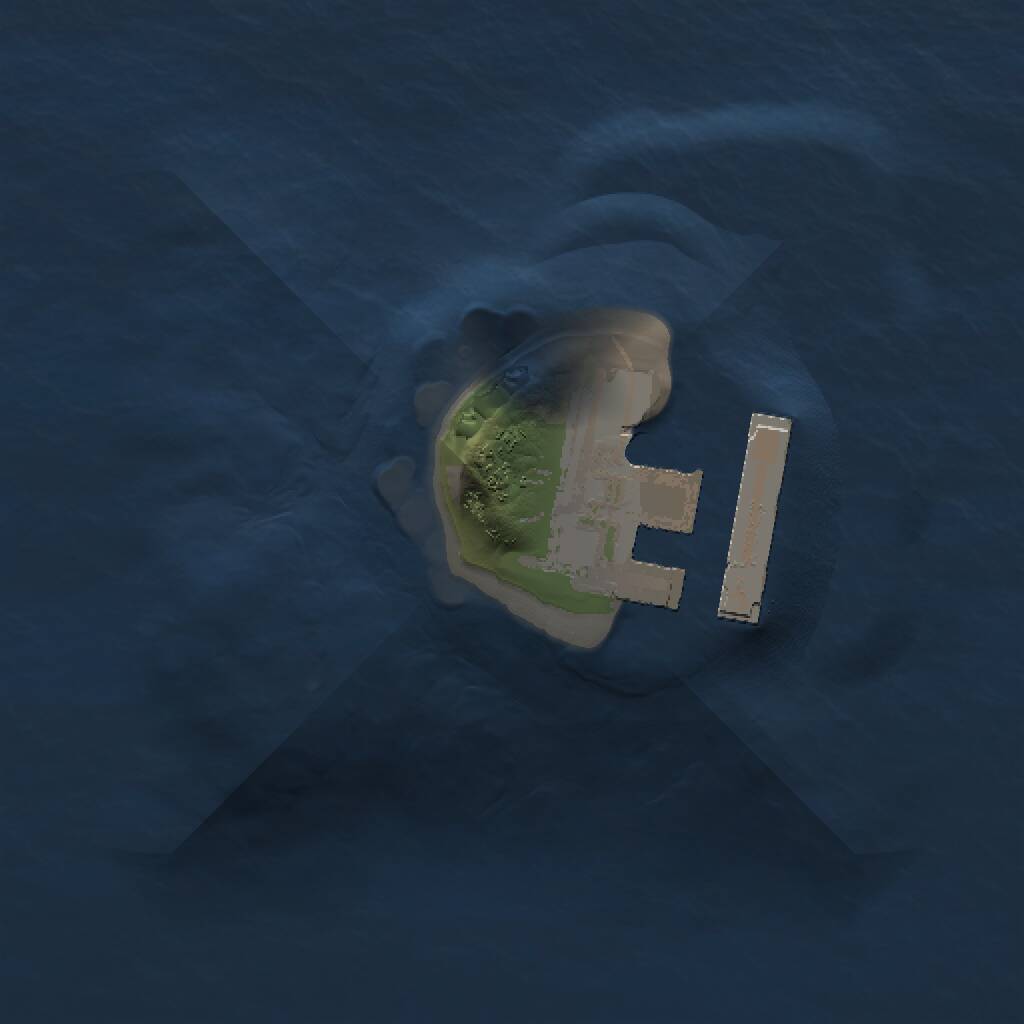 Rust Map: Procedural Map, Size: 1000, Seed: 436293361, 2 Monuments