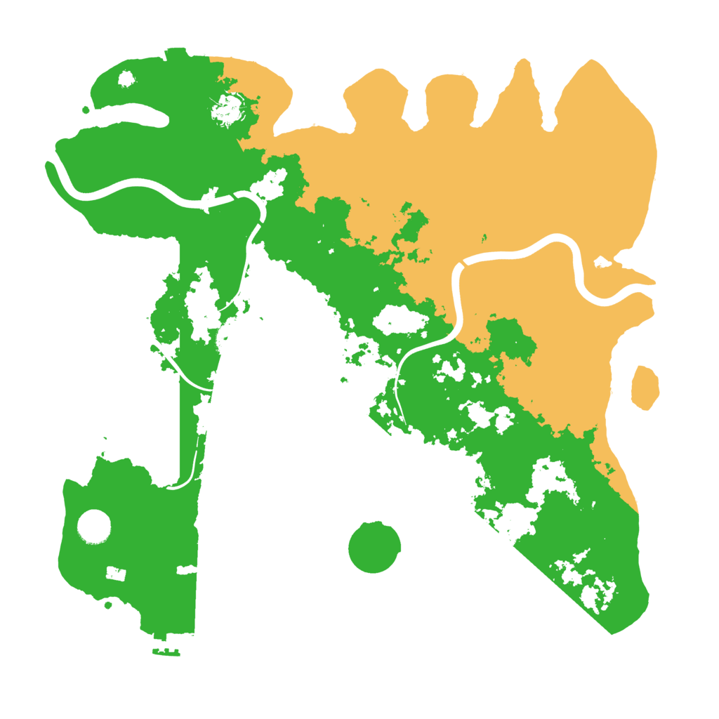 Biome Rust Map: Procedural Map, Size: 3950, Seed: 78617704