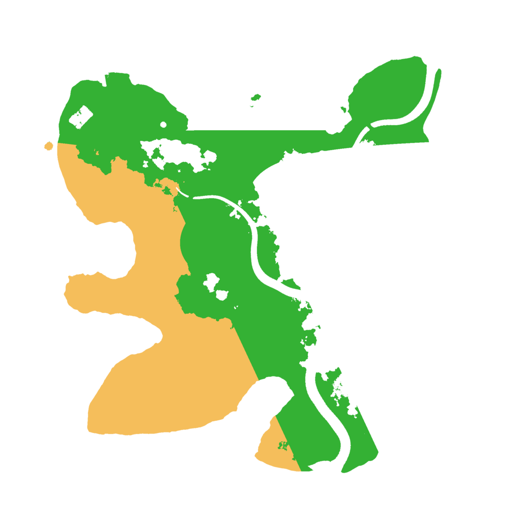 Biome Rust Map: Procedural Map, Size: 2500, Seed: 1032712302