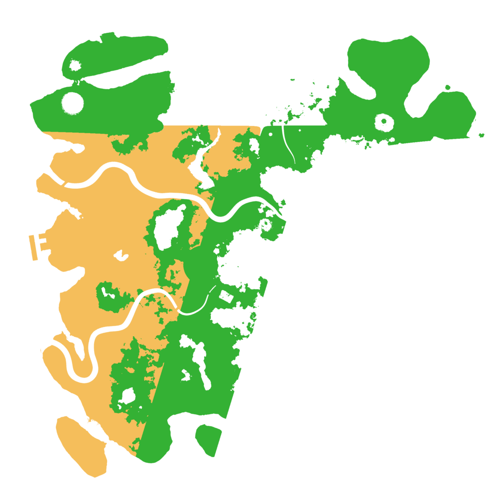 Biome Rust Map: Procedural Map, Size: 4000, Seed: 1401