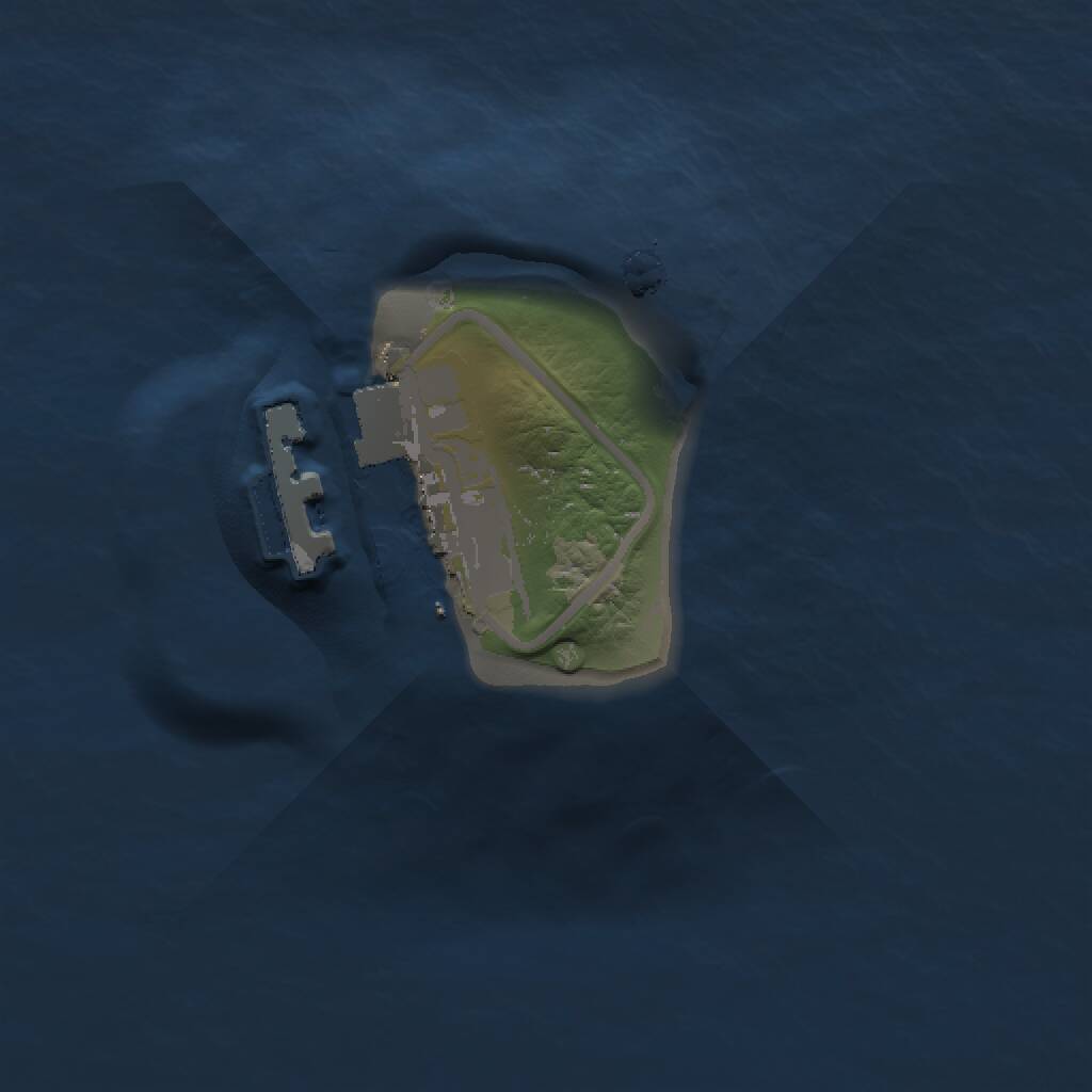 Rust Map: Procedural Map, Size: 1000, Seed: 62058322, 2 Monuments