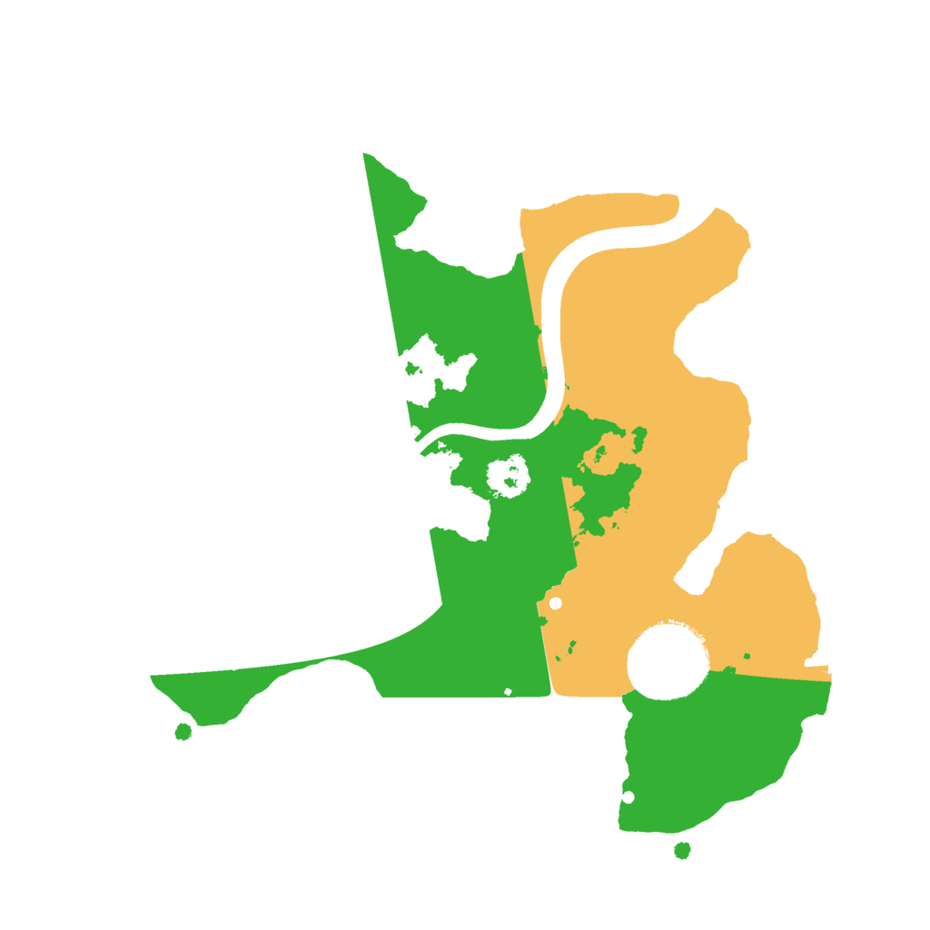 Biome Rust Map: Procedural Map, Size: 2200, Seed: 563393798