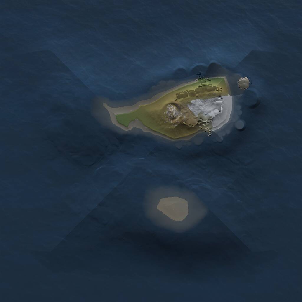 Rust Map: Procedural Map, Size: 1000, Seed: 383415815, 1 Monuments