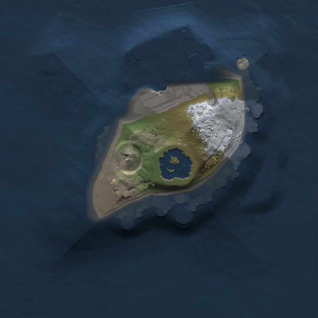 Rust Map: Procedural Map, Size: 1000, Seed: 1205820963, 2 Monuments