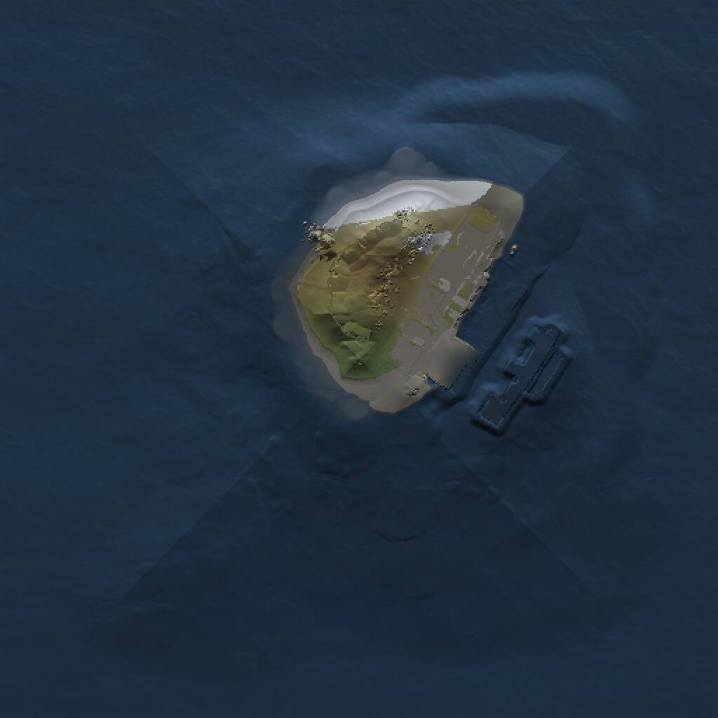 Rust Map: Procedural Map, Size: 1000, Seed: 133435273, 2 Monuments