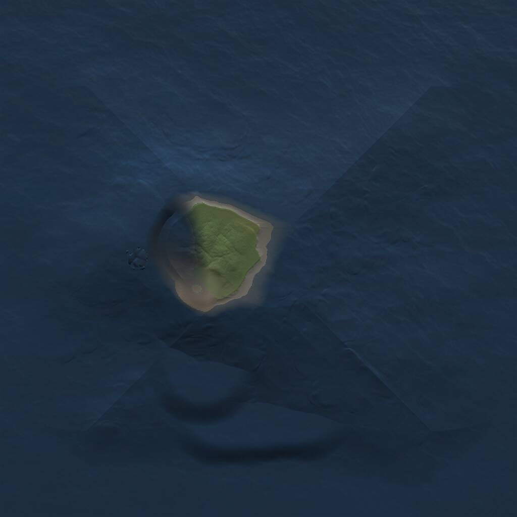 Rust Map: Procedural Map, Size: 1000, Seed: 1348399148, 1 Monuments