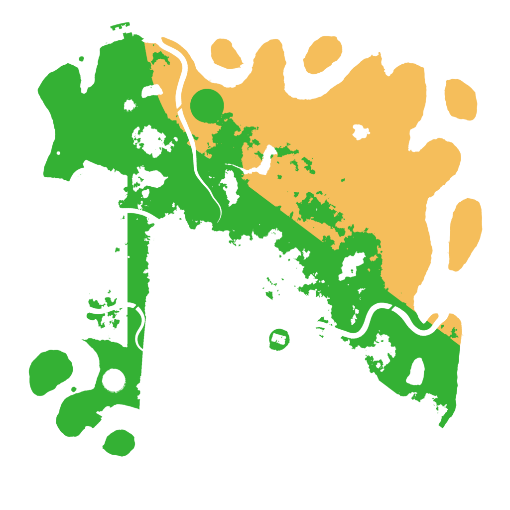 Biome Rust Map: Procedural Map, Size: 4000, Seed: 43593586